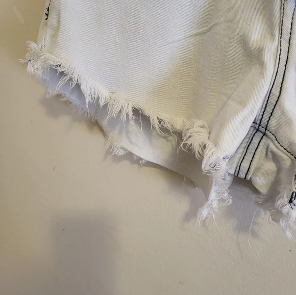 INC Denim Women's Ripped Jean Shorts (Size 12/31) - Picture 2 of 8